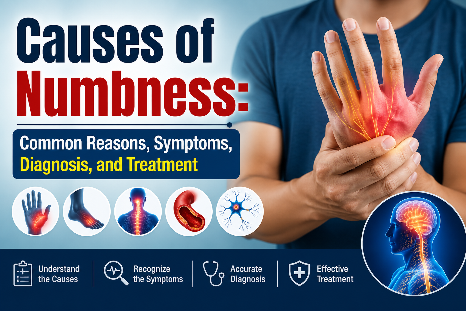 Causes of numbness diagnosis and treatment