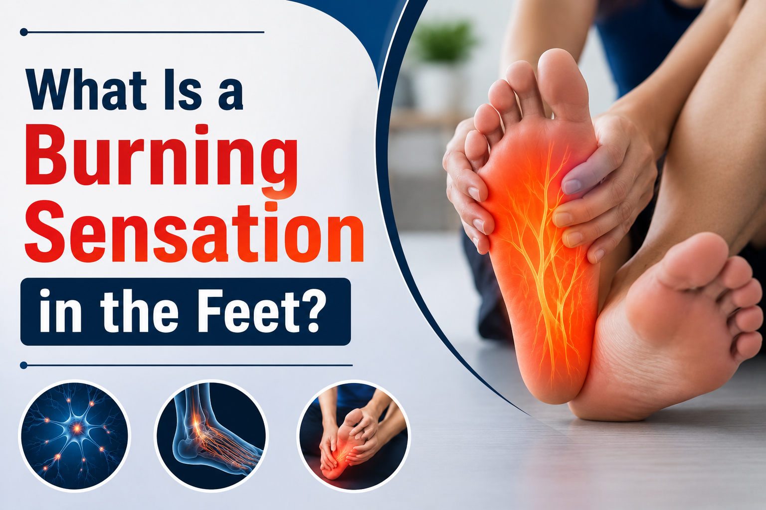 What causes burning sensation in feet